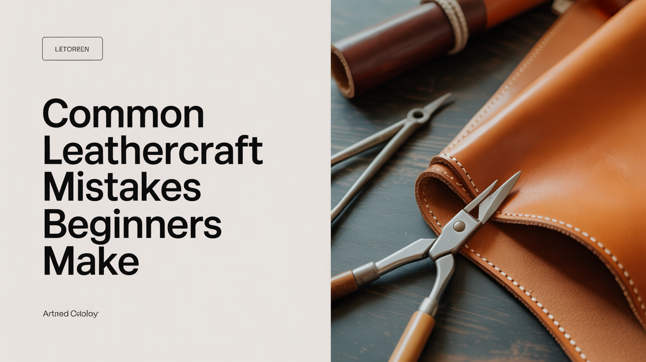 Common Leathercraft Mistakes Beginners Make