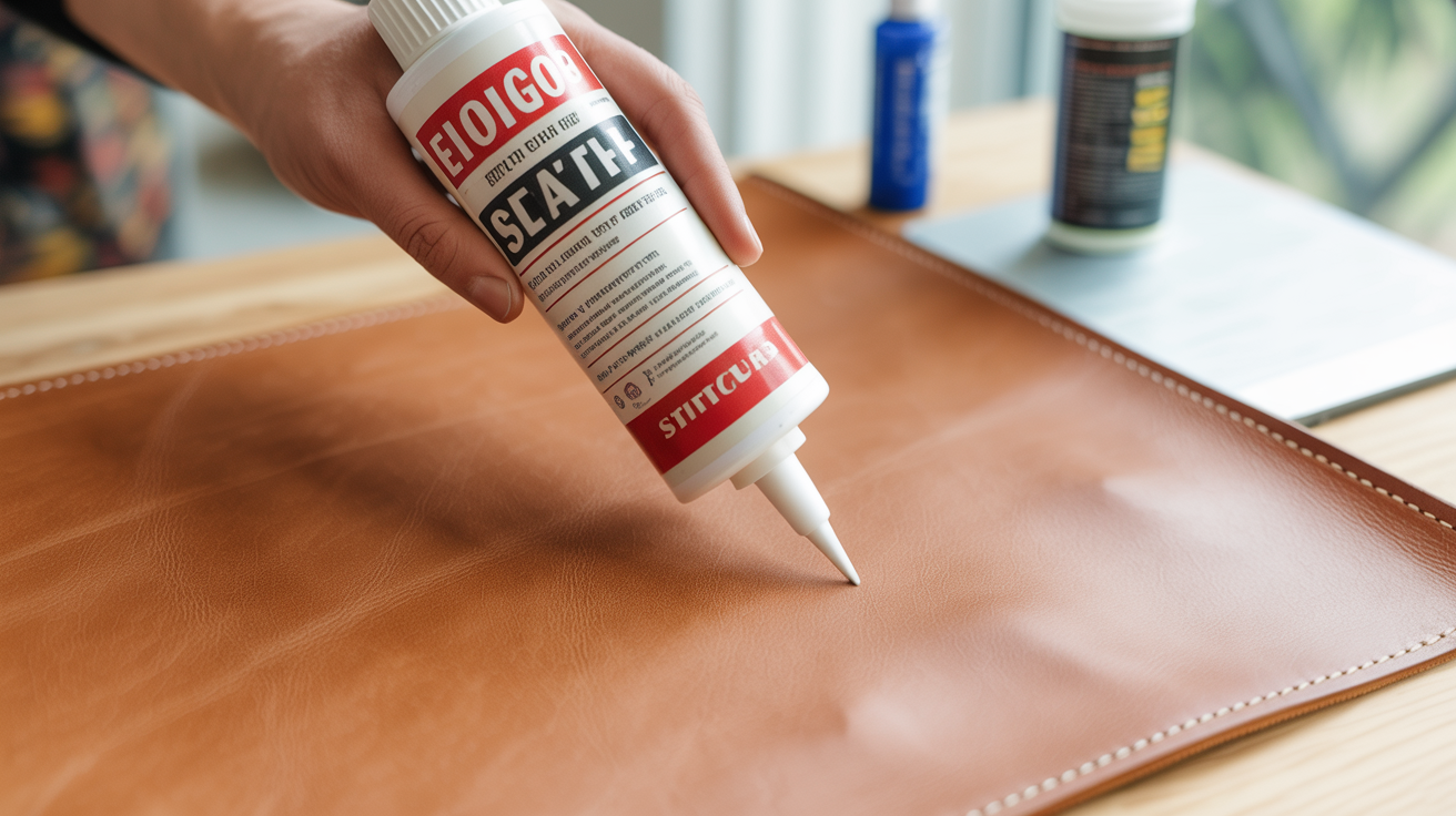 How to Glue Leather Before Stitching