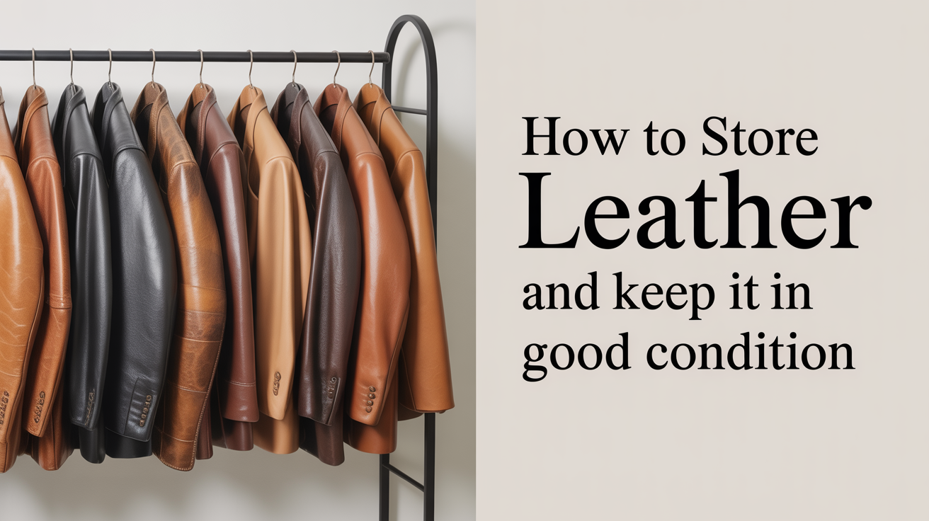 How to Store Leather and Keep It in Good Condition